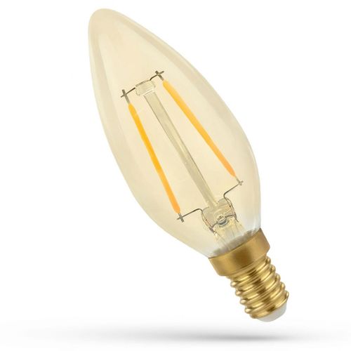 Meleg fényű LED izzó E-27 230V 2W Edison 14077