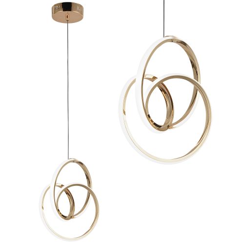 Pendant Lamp LED G076-1CP Gold