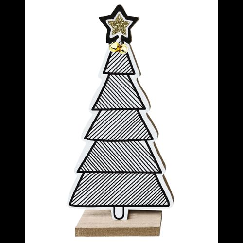 Dekorácia na vianočný stromček biela KL-21X14