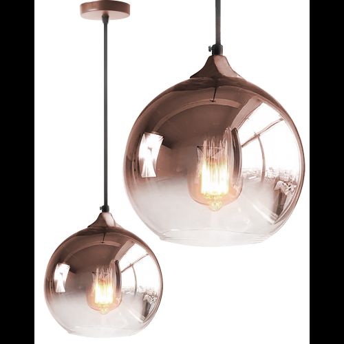 Lampa DE TAVAN din sticla APP 313-1CP Rose Gold