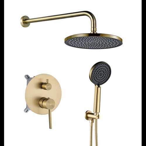 Душ система за вграждане Rea Foster Brush Gold