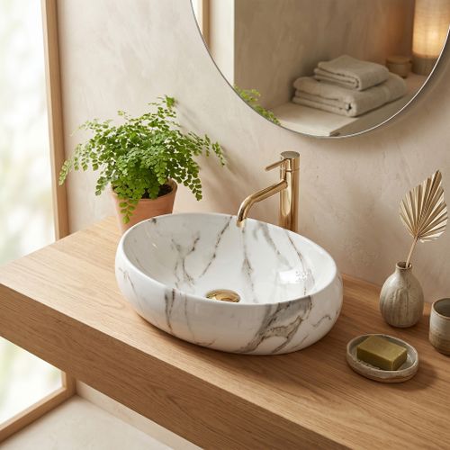 Countertop washbasin Rea Linda Lava