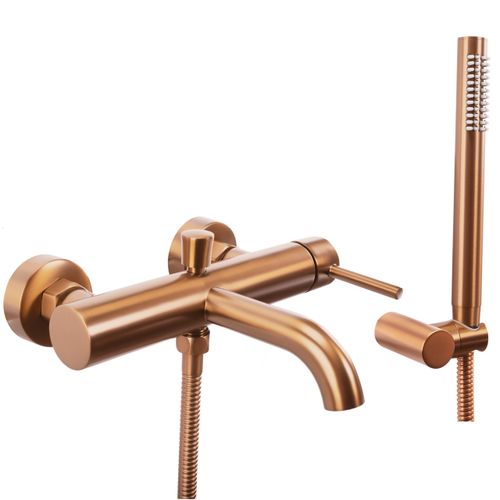 Bathroom faucet Rea Lungo Copper Brush