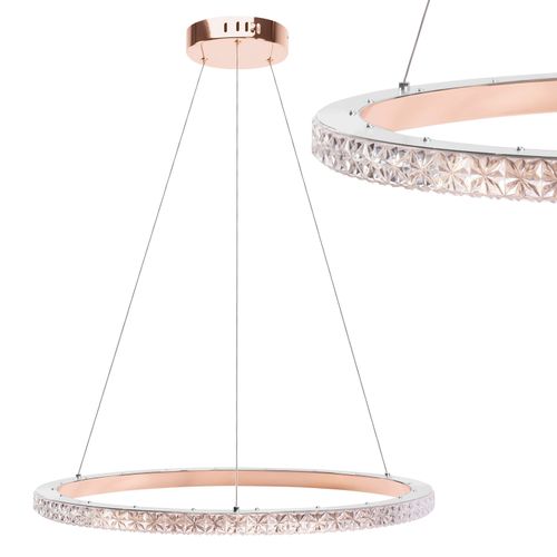 Люстра LED MS009-CP ROSE GOLD 59cm