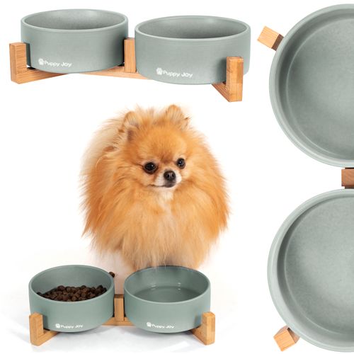 Miski Ceramiczne Dla Psa lub Kota Szare