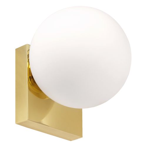 Nástěnné svítidlo Skleněná koule APP1009-1W Zlatá