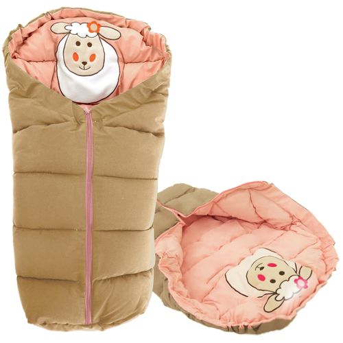 Saco de dormir para bebés 4 en 1 Sheep Beige-Pink