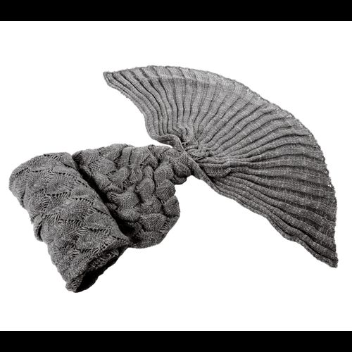 Kuscheldecke Mermaid Tail grey