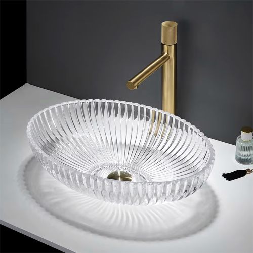 Countertop washbasin Rea Nicole Transparent