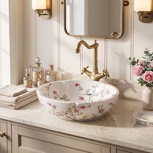 Lavabo da appoggio Rea Felicia