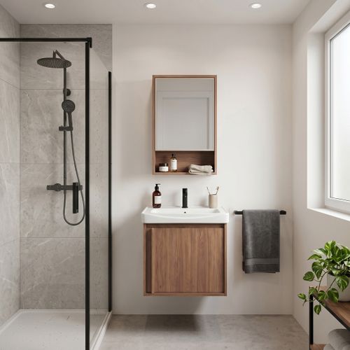 Комплект мебели за баня с мивка Gama T25023 HHL 50CM