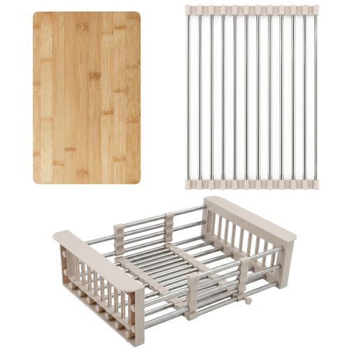Küchenspülen-Zubehörset 3-teilig REA Beige