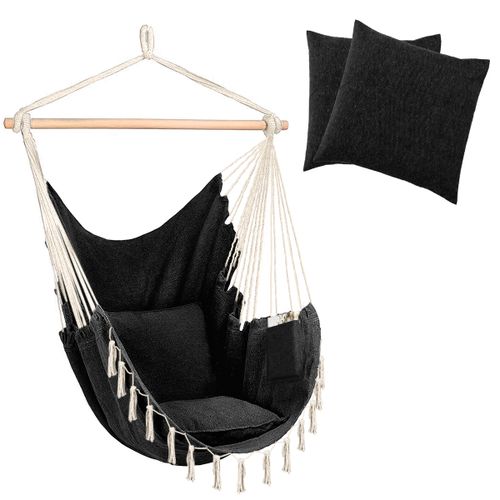 Кресло-гамак 410302 с подушками black