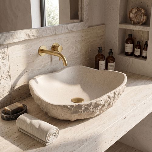 Vasque à poser Rea Isla Warm Beige