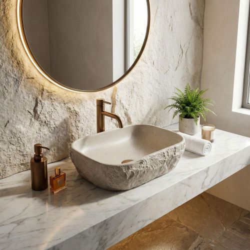 Countertop washbasin Rea Bianka