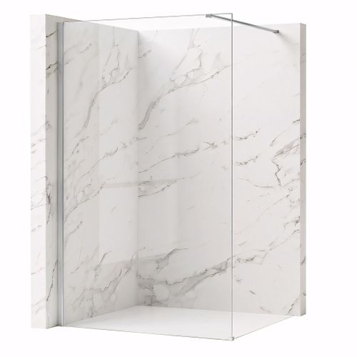 Душова стінка Rea Flexi Transparent / Chrome 70