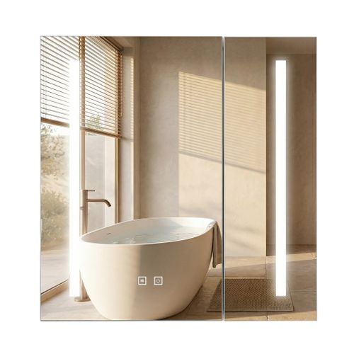 Шкаф с огледало и LED осветление M1015-60 60x65