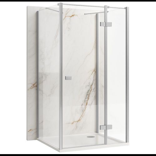Cabine de douche Rea Atlas 100x90 Chrome