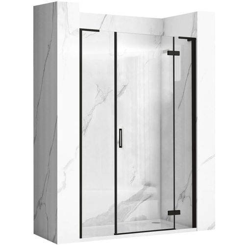 Drzwi prysznicowe Rea Hugo 120 Czarne
