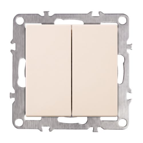 Double Switch OSTE JNH007-W BEIGE