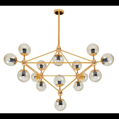 Stropní závěsná lampa zlatá APP267-15C