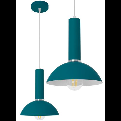 Lampada da soffitto pensile singola OSTI C Verde