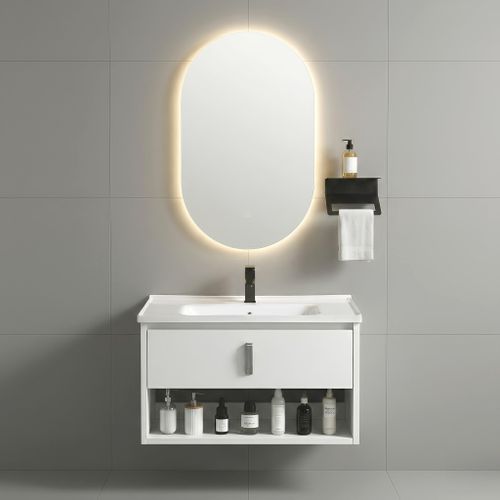 Bathroom furniture set with washbasin Toledo 60cm White