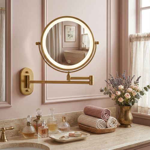 Espejo LED Glow Old Gold