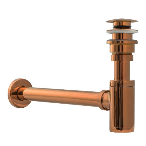 Univerasl Basin siphon click-clack Copper