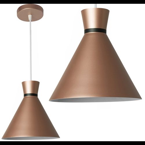Moderní závěsná lampa KONA A ROSE GOLD APP096-1CP