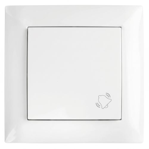 Doorbell Push Button with Frame OSTE JNH008-W WHITE