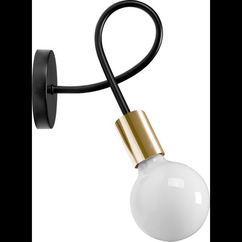 Lampa Kinkiet Ścienny Metalowy Loft PARADISE APP516-1W Złota