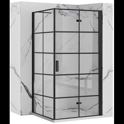 Shower enclosure Rea Molier Black 80x90
