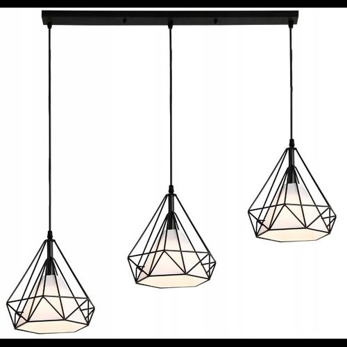 LAMPA DE TAVAN SUSPENDABILA IN STIL LOFT BELLO 3x E27