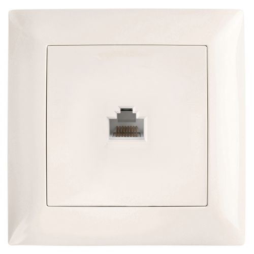 RJ45 Lizdas su Rėmeliu OSTE JNH010-S BEIGE