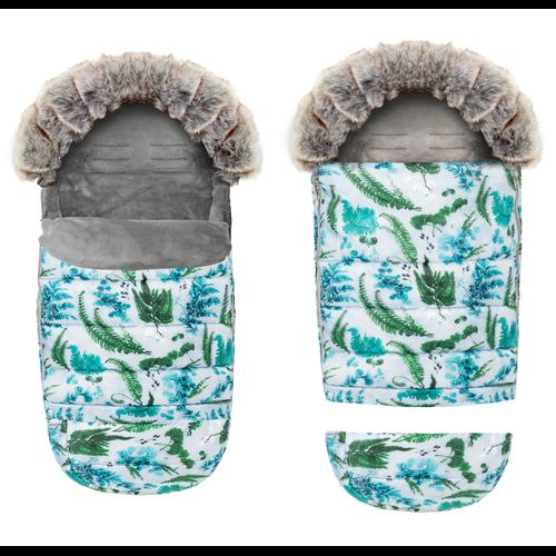 Baby sleeping bag Grow Up DREAM LEAVES PRO with fur