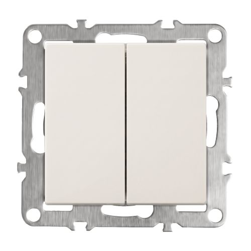 Dvojitý Vypínač OSTE JNH007-W BEIGE