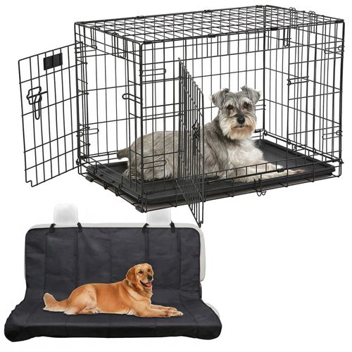 Hundezwinger P70396A + Sitzbezug für Hunde