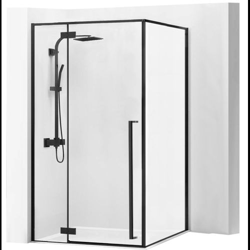 Sprchovací kút REA FARGO 90x120 - matný čierny