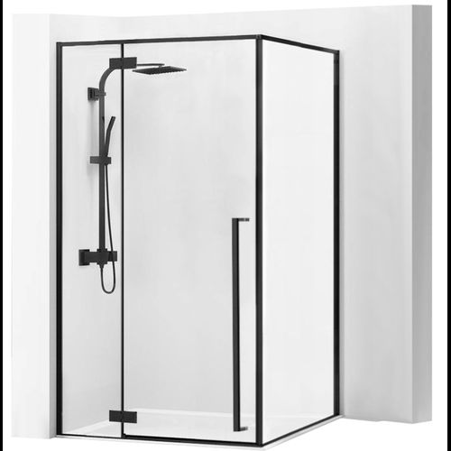 Shower enclosure Rea Fargo 90x120 Black Mat