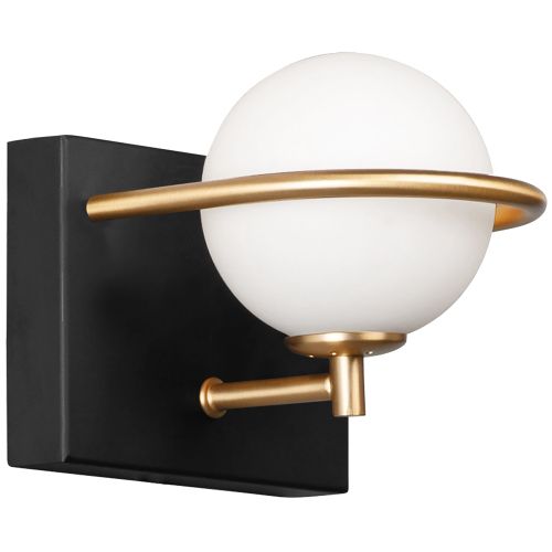 NÁSTĚNNÁ LAMPA NÁSTĚNNÁ LAMPA APP1220-1W Black Gold