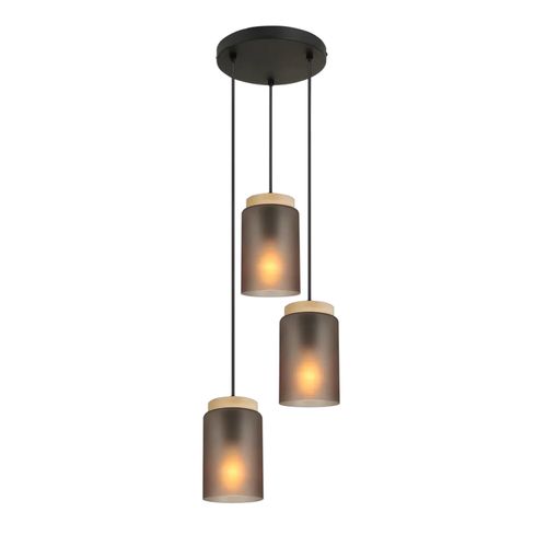 Ceiling lamp  APP1811-3CPR Frosted Grey