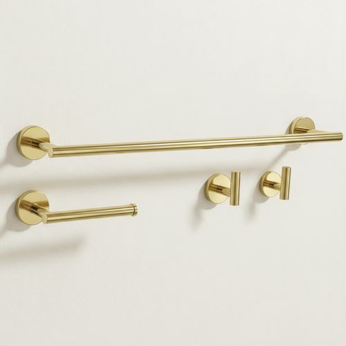 Badezimmer-Accessoire-Set Ari Gold  4-teilig