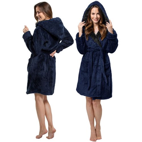 Bathrobe Jordan Navy Black women L