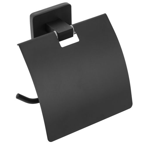 Falra szerelhető WC papír tartó OSTE 05 fekete