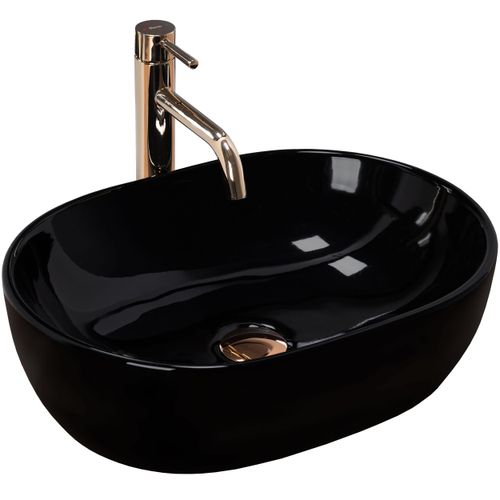 Lavabo sobre encimera Rea Amelia Black