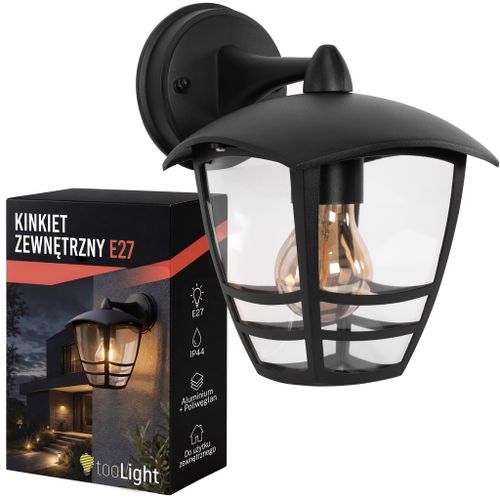 Homlokzati fali lámpa JNH037-1G Black
