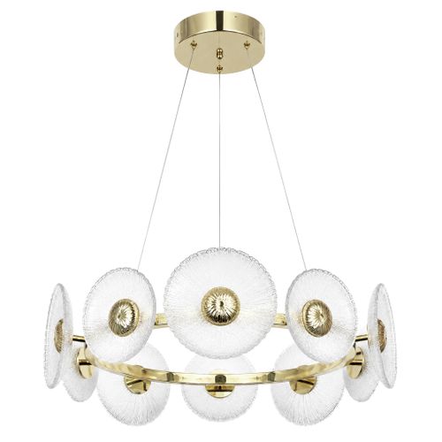 LÁMPARA LED COLGANTE DE TECHO SWE071-CP 60cm GOLD