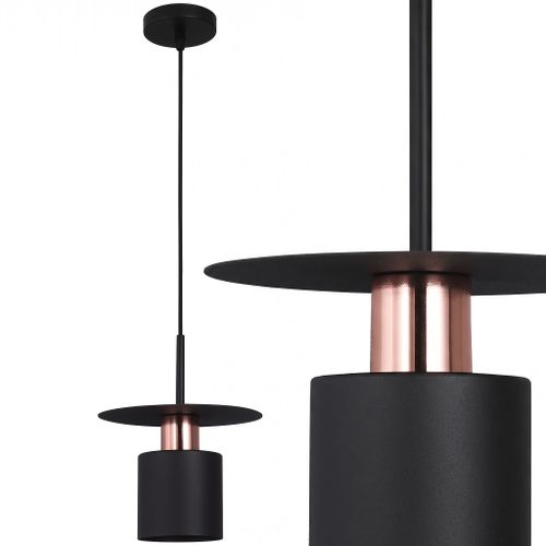 Lampă suspendată APP1145-1CP Black Rose Gold