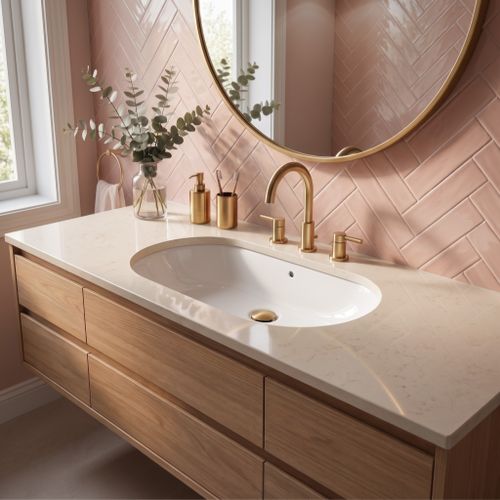 Inset washbasin Rea Vena